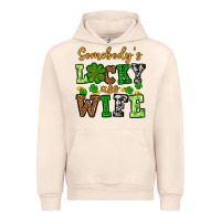 Sandshell St. Patrick's Somebody’s lucky ass wife Urban Hoodie - OliviaCreatesArt