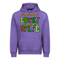 Tulip St. Patrick's Somebody’s lucky ass wife Urban Hoodie - OliviaCreatesArt