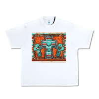 White turquoise gemstone crosses Urban Heavy Tee - Jasminsmagicworld