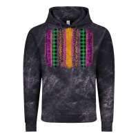 Cloud Black mardi gras western brush stroke Vintage Hoodie - Artiststas