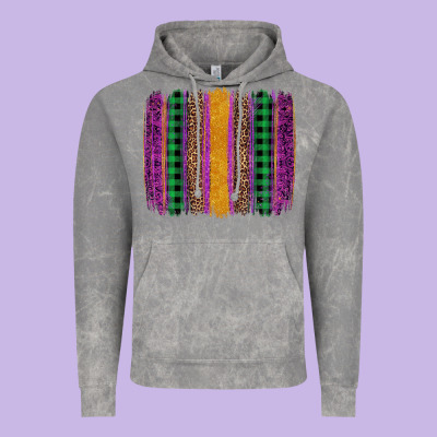 Mardi Gras Western Brush Stroke Vintage Hoodie Designed By Artiststas