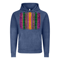 Vintage Denim mardi gras western brush stroke Vintage Hoodie - Artiststas