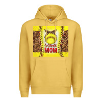 Antique Gold softball with leopard tumbler tbs Premium Hoodie - TumblerDesignByShophia