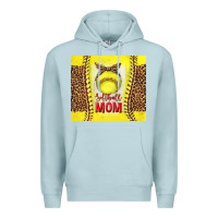 Blue Mist softball with leopard tumbler tbs Premium Hoodie - TumblerDesignByShophia