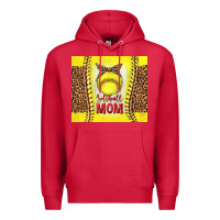 Cardinal softball with leopard tumbler tbs Premium Hoodie - TumblerDesignByShophia