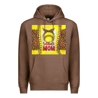 Chestnut softball with leopard tumbler tbs Premium Hoodie - TumblerDesignByShophia