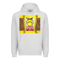 Dove Grey softball with leopard tumbler tbs Premium Hoodie - TumblerDesignByShophia