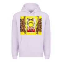 Lilac softball with leopard tumbler tbs Premium Hoodie - TumblerDesignByShophia