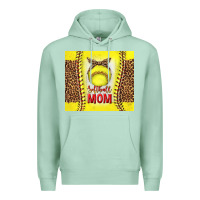 Seafoam softball with leopard tumbler tbs Premium Hoodie - TumblerDesignByShophia