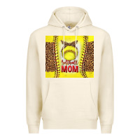 Tofu softball with leopard tumbler tbs Premium Hoodie - TumblerDesignByShophia