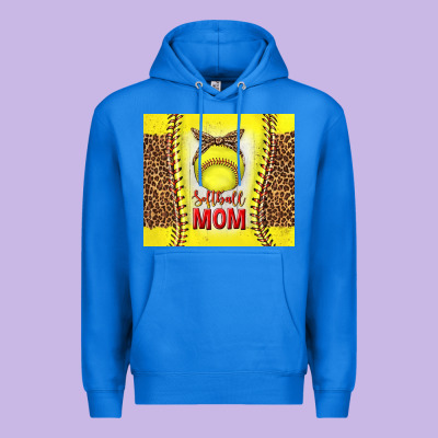 Softball With Leopard Tumbler Tbs Premium Hoodie Designed By Tumblerdesignbyshophia