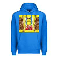 True Royal softball with leopard tumbler tbs Premium Hoodie - TumblerDesignByShophia