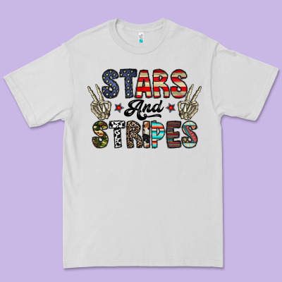 Stars And Stripes Premium Tee Designed By Cowhidedigitalart
