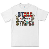 White stars and stripes Premium Tee - CowhideDigitalArt