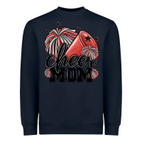 Navy cheer mom Heavyweight Sweatshirt - MaliasSmallBusiness