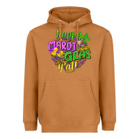 Happy Mardi Gras Y'all Heavyweight Hoodie | Teevron
