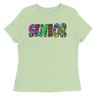 Matcha senior 2022 tie die leopard Ladies Tee - RanaPortraitStore
