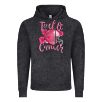 Vintage Black tackle cancer helmet Vintage Hoodie - AdoDesignShop