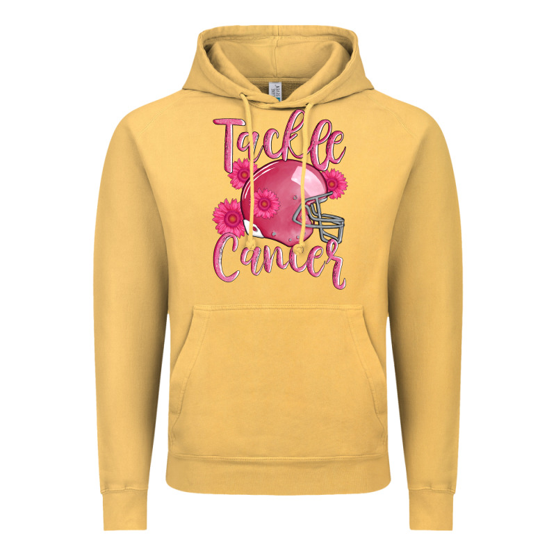 Tackle Cancer Helmet Vintage Hoodie by AdoDesignShop | Teevron
