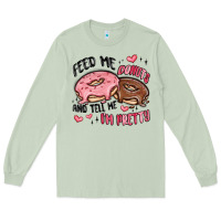 Matcha feed me donuts and tell me i'm pretty Long Sleeve Tee - MaliasSmallBusiness