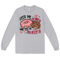 Moon Dust feed me donuts and tell me i'm pretty Long Sleeve Tee - MaliasSmallBusiness
