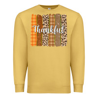 Antique Gold Thankful Brushstrokes Premium Sweatshirt - texasbilliewilder