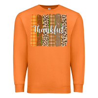 Carrot Thankful Brushstrokes Premium Sweatshirt - texasbilliewilder
