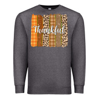 Charcoal Heather Thankful Brushstrokes Premium Sweatshirt - texasbilliewilder