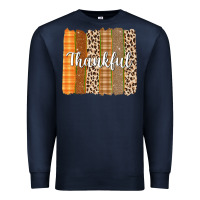 Navy Thankful Brushstrokes Premium Sweatshirt - texasbilliewilder