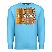 Ocean Blue Thankful Brushstrokes Premium Sweatshirt - texasbilliewilder