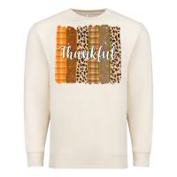 Sandshell Thankful Brushstrokes Premium Sweatshirt - texasbilliewilder