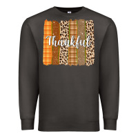 Smoke Thankful Brushstrokes Premium Sweatshirt - texasbilliewilder