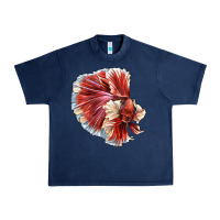 Navy Betta Fish Urban Heavy Tee - LillyAllenDesigns
