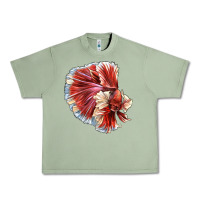 Oil Green Betta Fish Urban Heavy Tee - LillyAllenDesigns