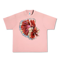 Salmon Betta Fish Urban Heavy Tee - LillyAllenDesigns