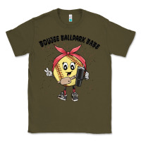 Army Green boujee ballpark babe Classic Tee - MaliasSmallBusiness