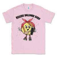 Bubblegum Pink boujee ballpark babe Classic Tee - MaliasSmallBusiness