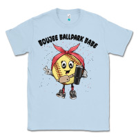Dusty Blue boujee ballpark babe Classic Tee - MaliasSmallBusiness