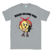 Heather Grey boujee ballpark babe Classic Tee - MaliasSmallBusiness