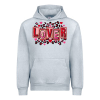 Heather Grey Valentine's Day lover Urban Hoodie - FaDigitalArtStudio