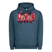 Pigment Midnight Navy Valentine's Day lover Urban Hoodie - FaDigitalArtStudio