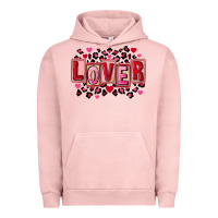 Pigment Salmon Valentine's Day lover Urban Hoodie - FaDigitalArtStudio
