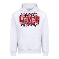 White Valentine's Day lover Urban Hoodie - FaDigitalArtStudio