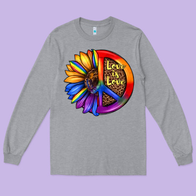 Love Is Love Long Sleeve Tee Designed By Jahusdesignshop