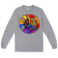 Heather Grey love is love Long Sleeve Tee - JahusDesignShop
