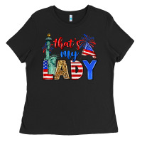 Black that's my lady 4th of july Ladies Tee - Zillion Design Studio