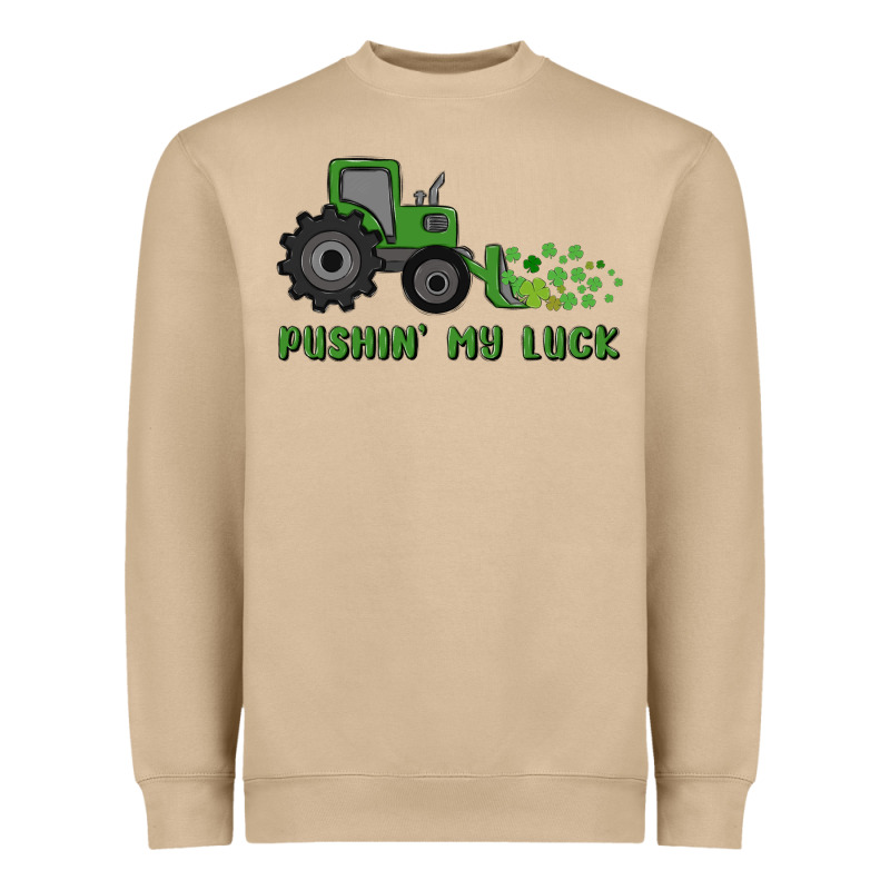 Pushin' My Luck Heavyweight Sweatshirt by MaliasSmallBusiness | Teevron