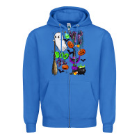 True Royal cute ghost Zipper Hoodie - LillyAllenDesigns