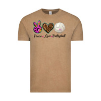 Vintage Coffee peace love volleyball Vintage Tee - BarkalooDesign