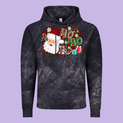 Ho Ho Ho Santa Vintage Hoodie Designed By Adodesignshop
